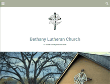 Tablet Screenshot of bethany.net